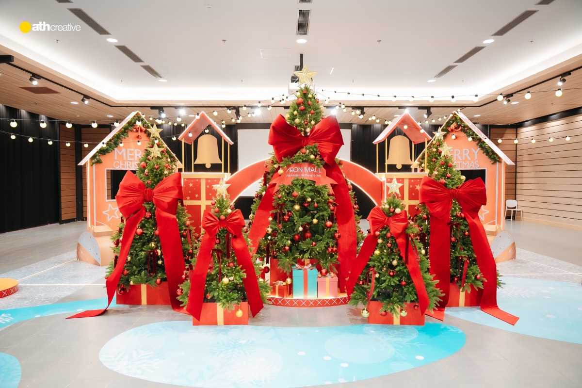 DECOR GIÁNG SINH & KỶ NIỆM 5 NĂM AEON MALL HẢI PHÒNG LÊ CHÂN