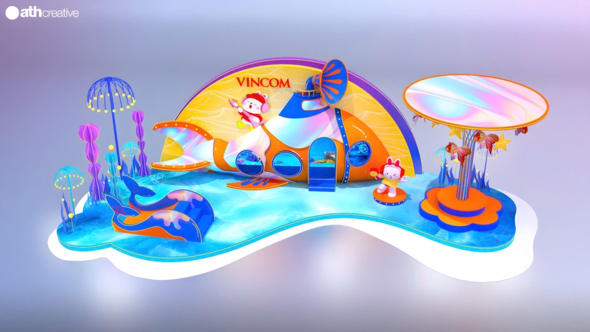 DECOR TRUNG THU VINCOM OCEAN PARK 2024