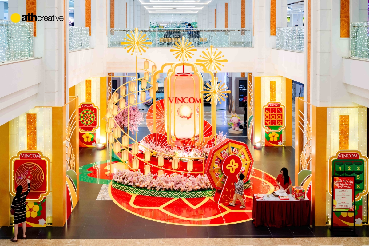 DECOR TẾT 2025 VINCOM ROYAL CITY