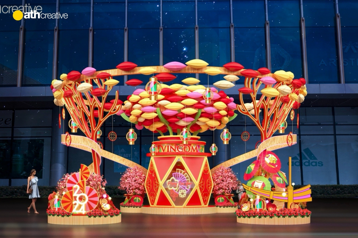 DECOR TẾT 2024 VINCOM OCEAN PARK
