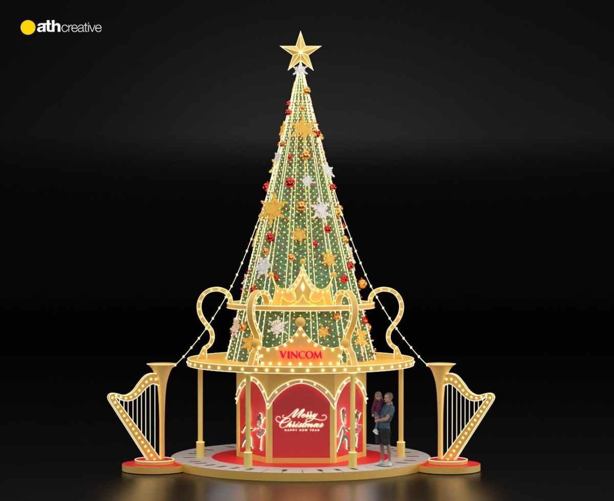 DECOR GIÁNG SINH 2023 VINCOM NGUYỄN CHÍ THANH