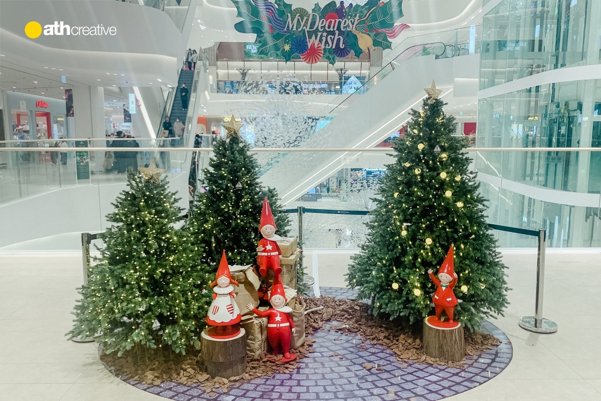 THI CÔNG DECOR NOEL 2023 LOTTE MALL TÂY HỒ
