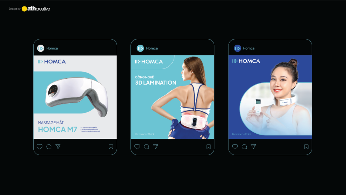 THIẾT KẾ BỘ NHẬN DIỆN THƯƠNG HIỆU HOMCA