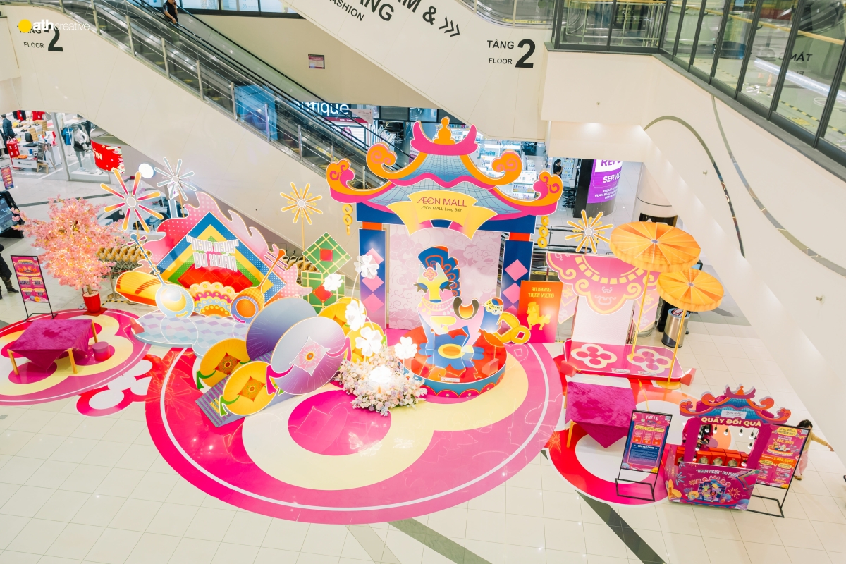 DECOR TẾT 2026 AEON MALL LONG BIÊN