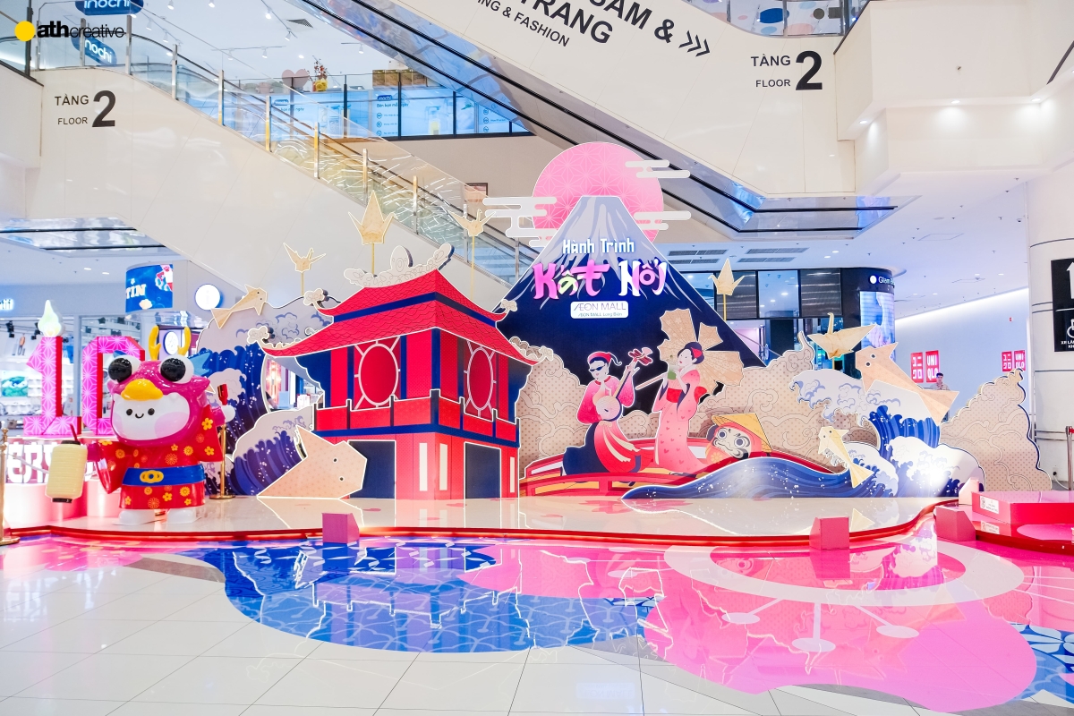 DECOR KỶ NIỆM 10 NĂM AEON MALL LONG BIÊN