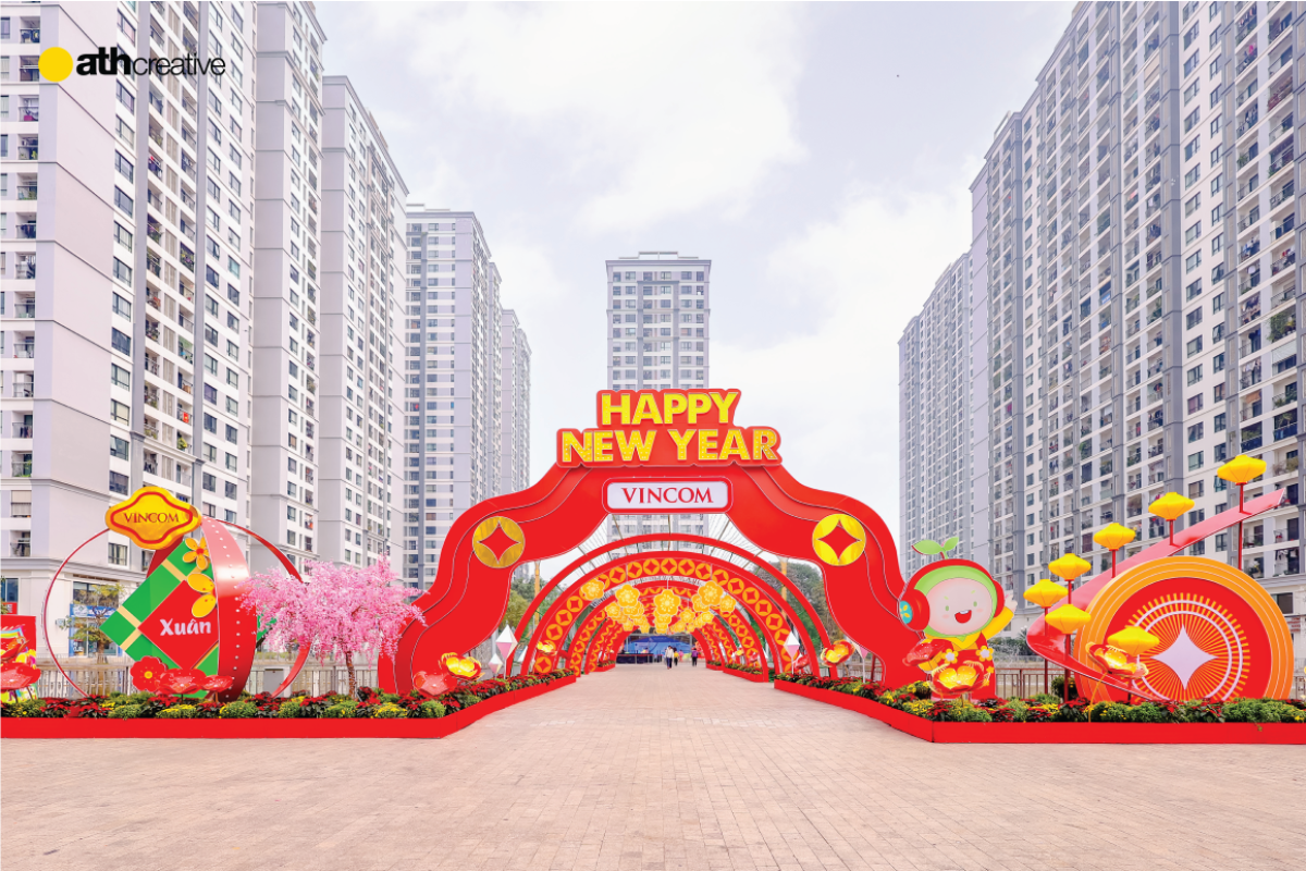 DECOR TẾT 2025 VINCOM TIMES CITY