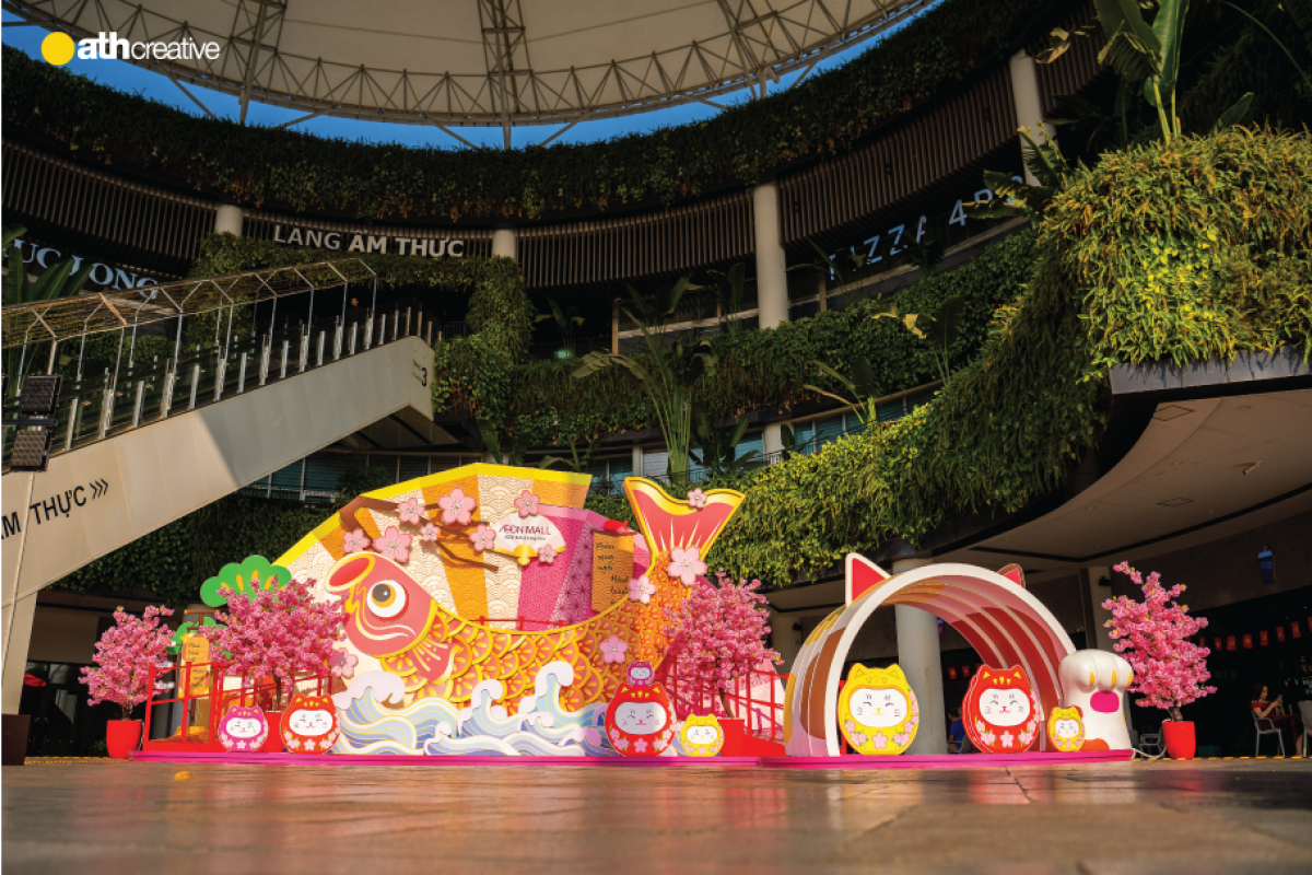 DECOR TẾT 2025 AEON MALL LONG BIÊN