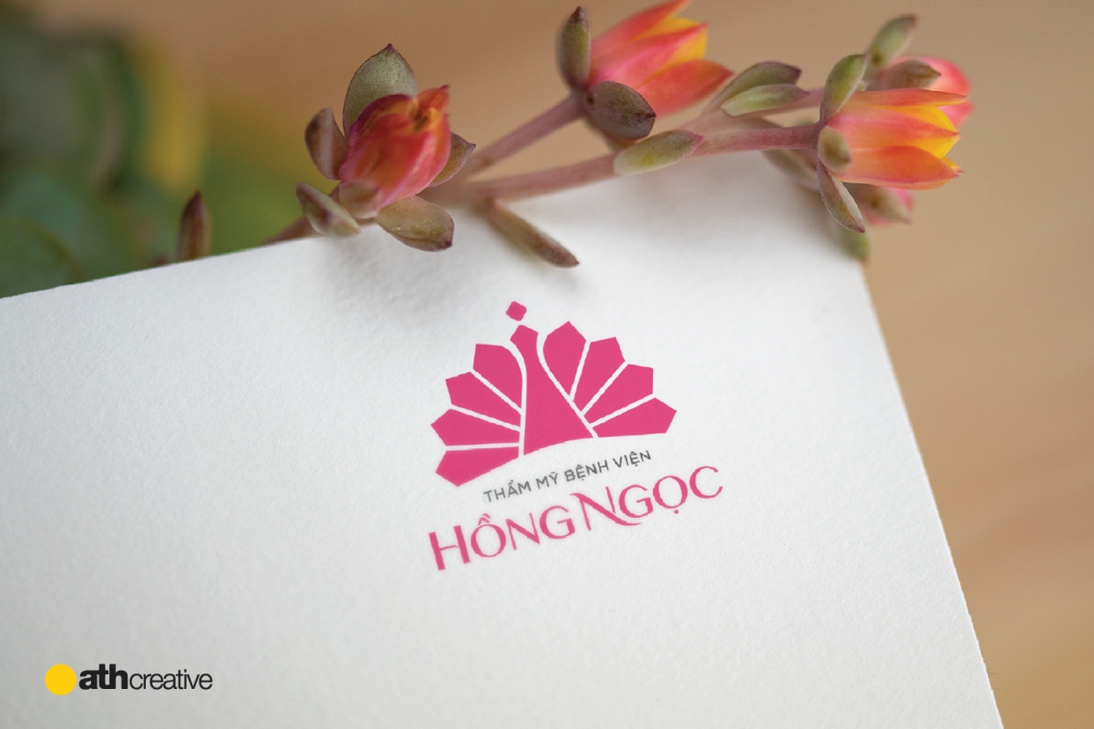 THIẾT KẾ BỘ NHẬN DIỆN THẨM MỸ VIỆN HỒNG NGỌC