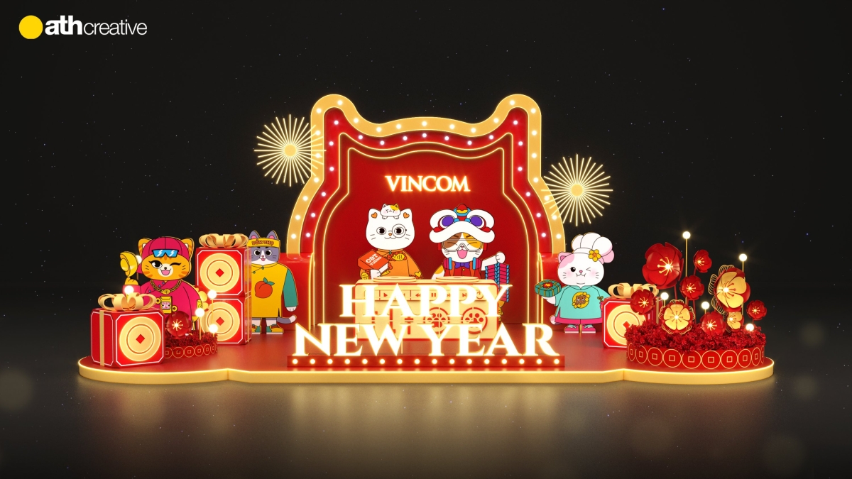 DECOR TẾT VINCOM 2023