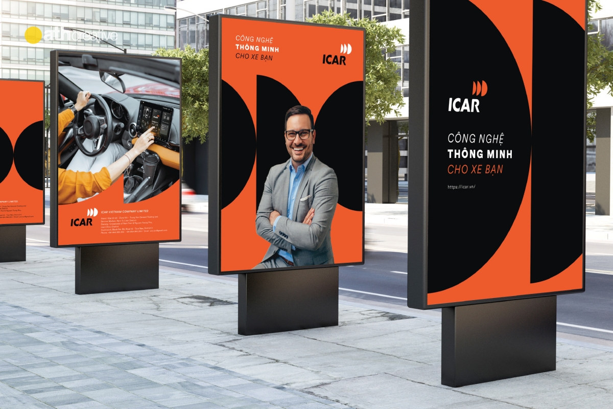THIẾT KẾ LOGO THƯƠNG HIỆU ICAR