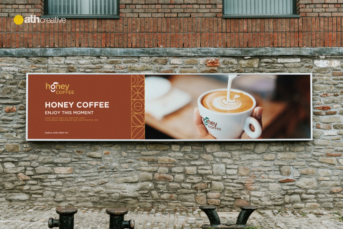 THIẾT KẾ BỘ NHẬN DIỆN THƯƠNG HIỆU HONEY COFFEE