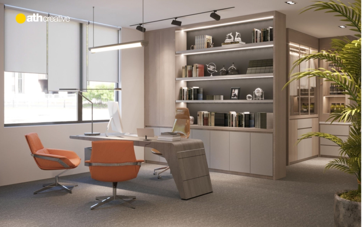 THIẾT KẾ VÀ THI CÔNG NỘI THẤT VĂN PHÒNG HAXIN