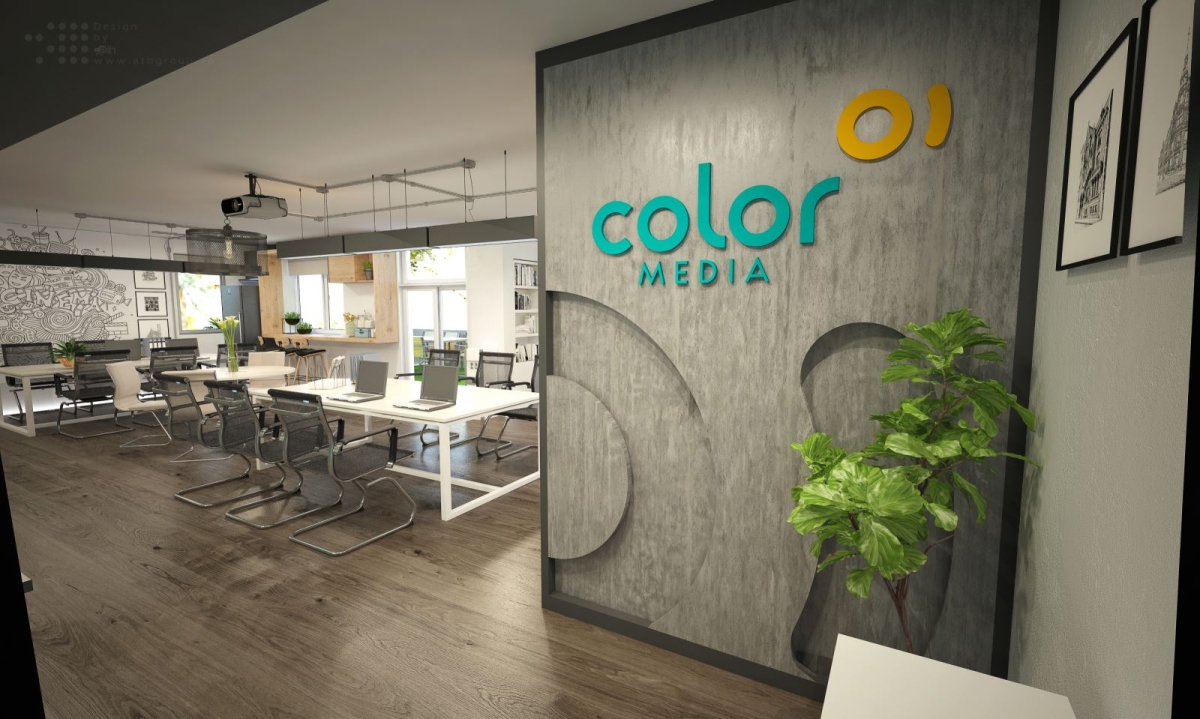 THIẾT KẾ VÀ THI CÔNG NỘI THẤT VĂN PHÒNG COLOR MEDIA
