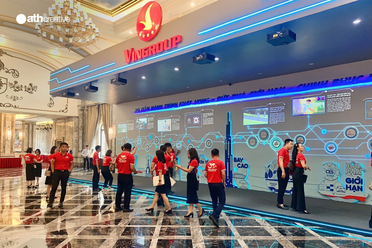 DECOR TRIỂN LÃM 30 NĂM VINGROUP