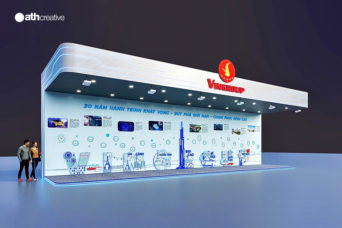 DECOR TRIỂN LÃM 30 NĂM VINGROUP