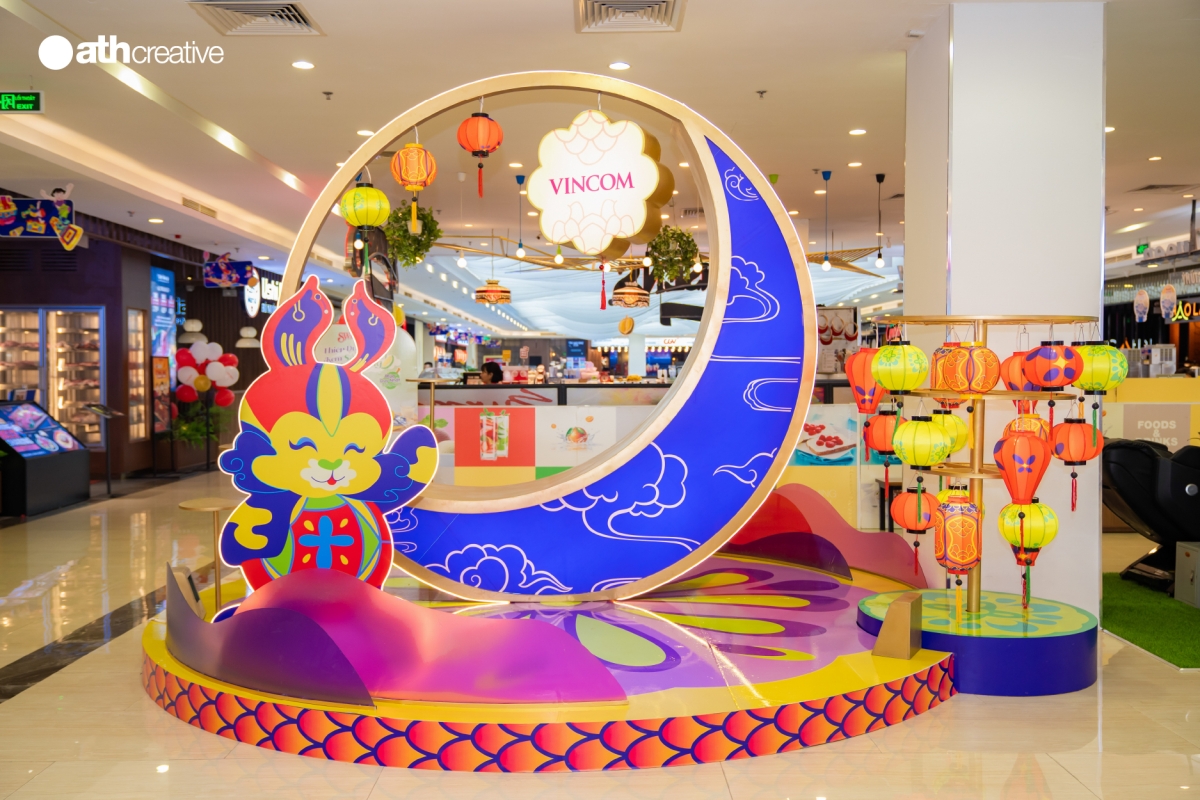 DECOR TRUNG THU 2023 VINCOM CENTER METROPOLIS