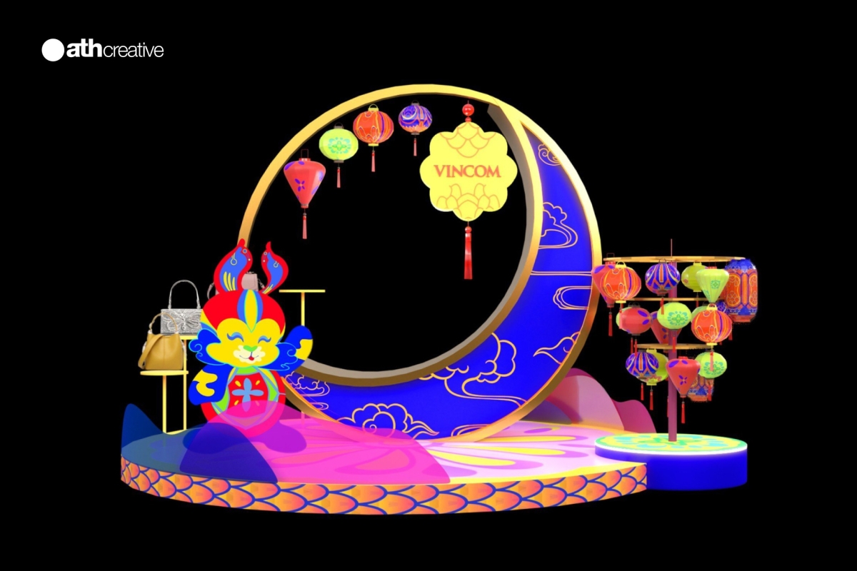 DECOR TRUNG THU 2023 VINCOM CENTER METROPOLIS