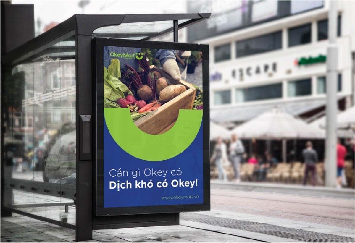 THIẾT KẾ BỘ NHẬN DIỆN OKEY MART