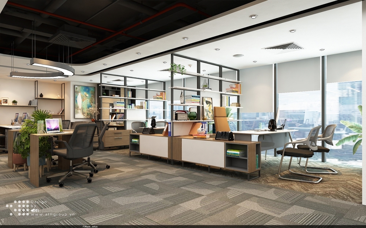 PHONG CÁCH MỞ TRONG THIẾT KẾ NỘI THẤT VĂN PHÒNG BẢO LÂM