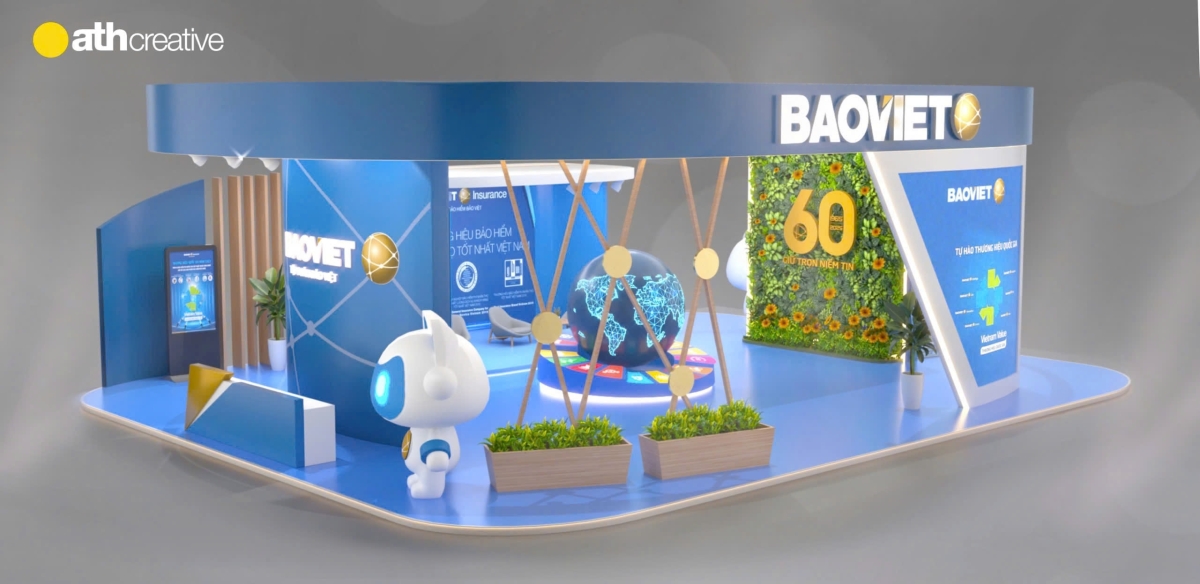 THIẾT KẾ BOOTH TRIỂN LÃM BẢO VIỆT