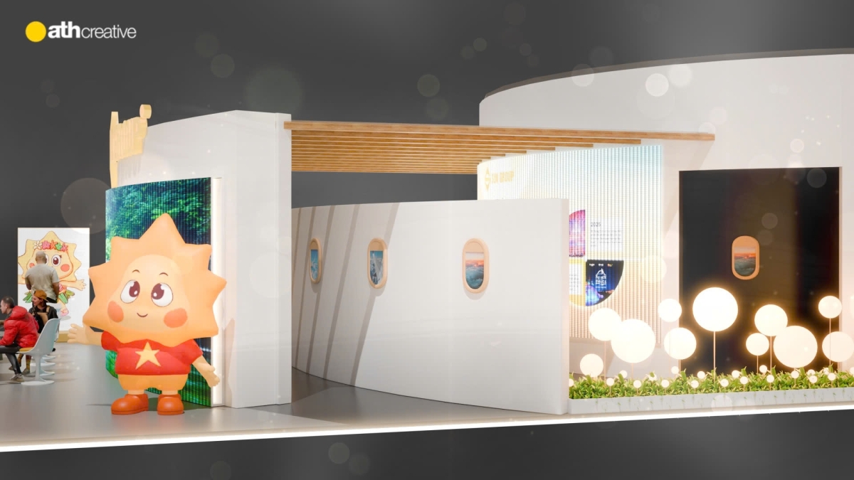 THIẾT KẾ BOOTH TRIỂN LÃM SUN GROUP