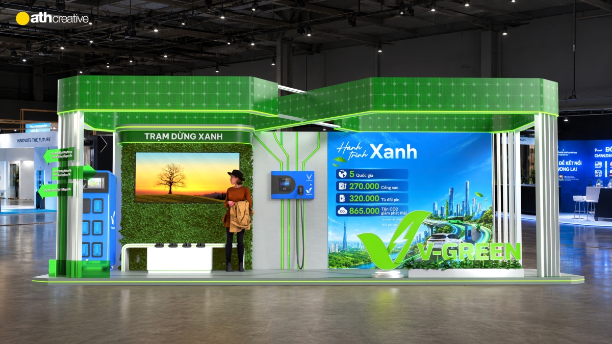 THIẾT KẾ BOOTH TRIỂN LÃM VINGREEN
