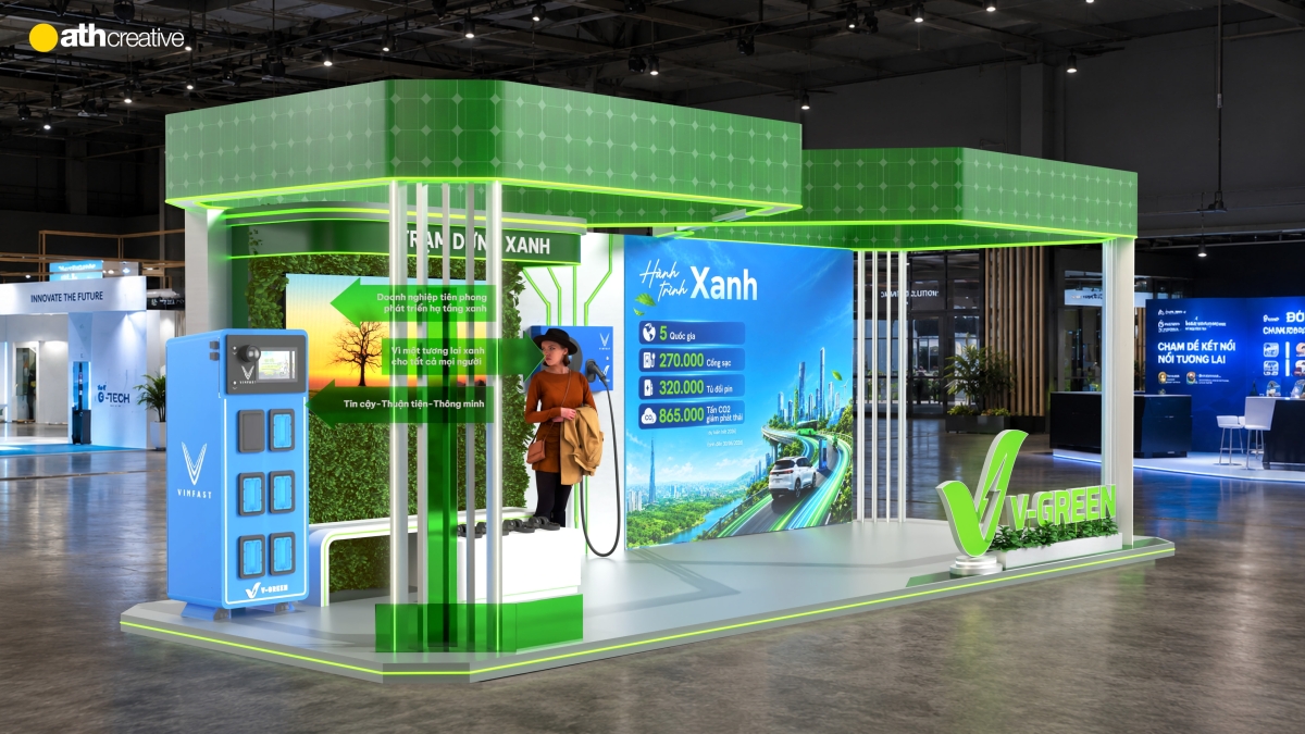 THIẾT KẾ BOOTH TRIỂN LÃM VINGREEN