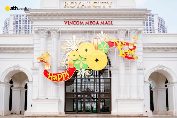 DECOR TẾT 2025 VINCOM ROYAL CITY