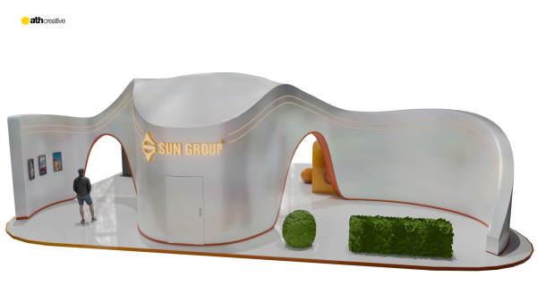 THIẾT KẾ BOOTH TRIỂN LÃM SUN GROUP