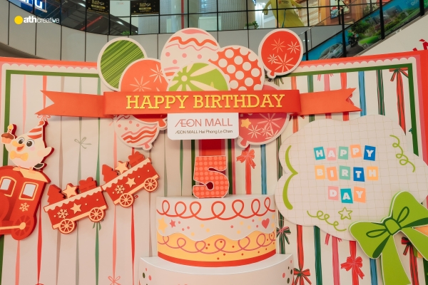 DECOR GIÁNG SINH & KỶ NIỆM 5 NĂM AEON MALL HẢI PHÒNG LÊ CHÂN