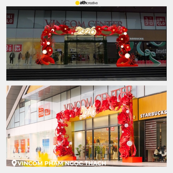 DECOR TẾT 2026 VINCOM MEGA MALL