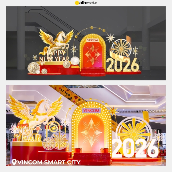 DECOR TẾT 2026 VINCOM MEGA MALL