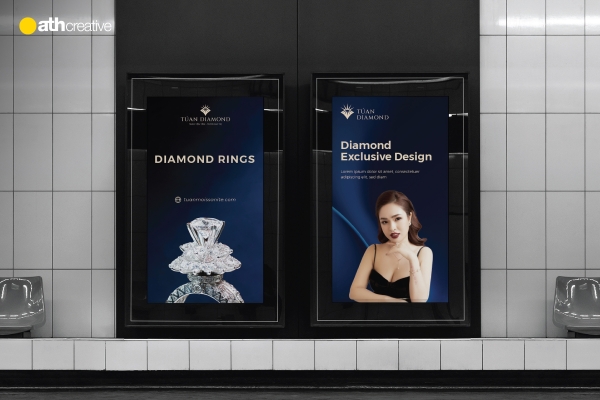 THIẾT KẾ BỘ NHẬN DIỆN THƯƠNG HIỆU TÚ AN DIAMOND