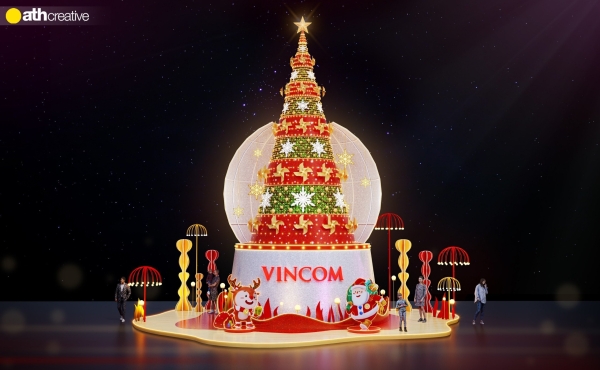 DECOR GIÁNG SINH 2023 VINCOM OCEAN PARK