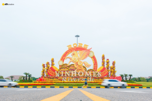DECOR TẾT 2026 VINHOMES RIVERSIDE