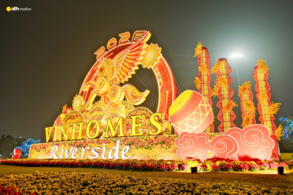 DECOR TẾT 2026 VINHOMES RIVERSIDE