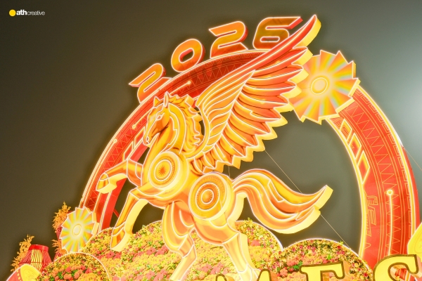 DECOR TẾT 2026 VINHOMES RIVERSIDE