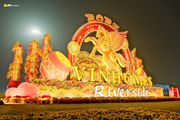 DECOR TẾT 2026 VINHOMES RIVERSIDE