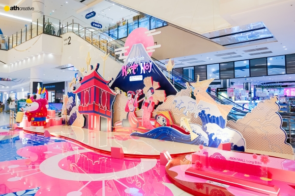 DECOR KỶ NIỆM 10 NĂM AEON MALL LONG BIÊN