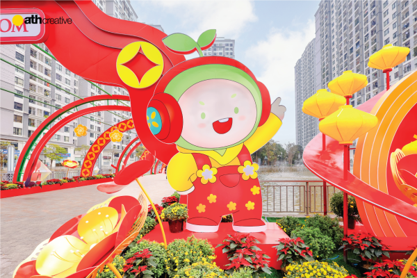 DECOR TẾT 2025 VINCOM TIMES CITY