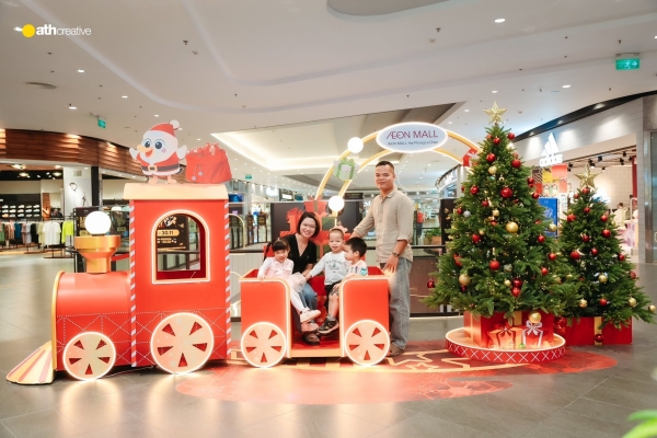 DECOR GIÁNG SINH & KỶ NIỆM 5 NĂM AEON MALL HẢI PHÒNG LÊ CHÂN