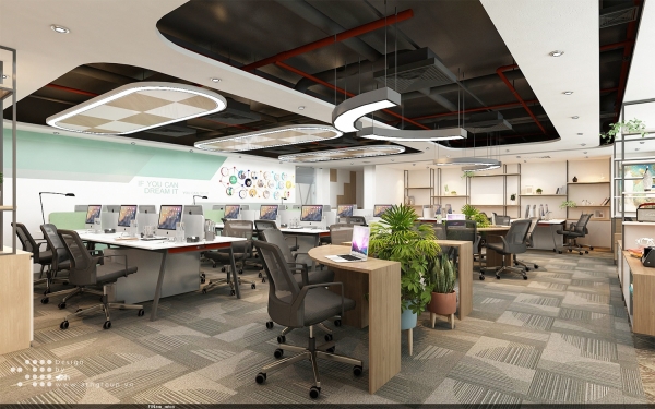 PHONG CÁCH MỞ TRONG THIẾT KẾ NỘI THẤT VĂN PHÒNG BẢO LÂM