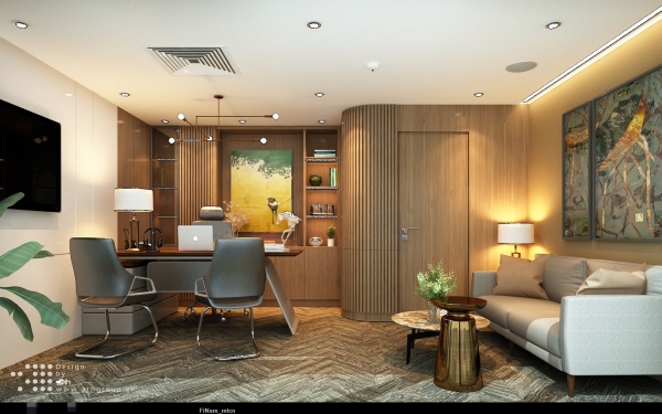 PHONG CÁCH MỞ TRONG THIẾT KẾ NỘI THẤT VĂN PHÒNG BẢO LÂM