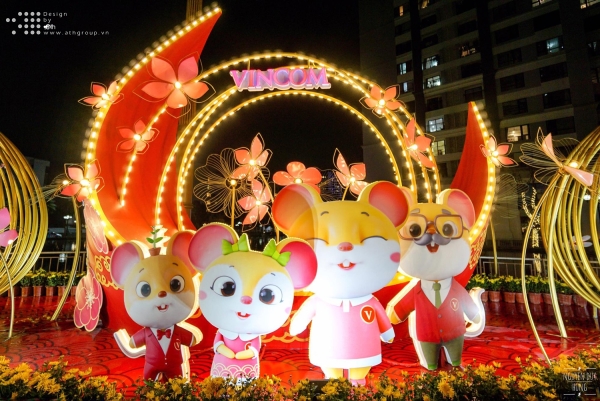 DECOR TẾT VINCOM TIMES CITY 2020