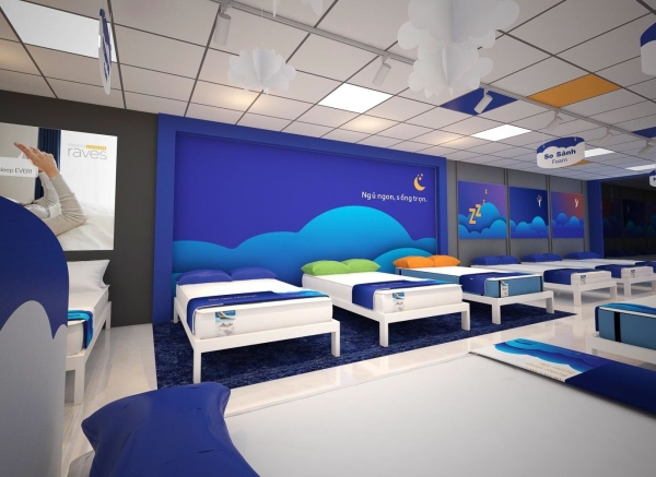 TRẢI NGHIỆM “GIẤC NGỦ VÀNG” TRONG SHOWROOM VUA NỆM
