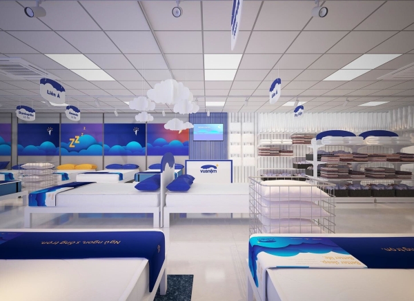 TRẢI NGHIỆM “GIẤC NGỦ VÀNG” TRONG SHOWROOM VUA NỆM