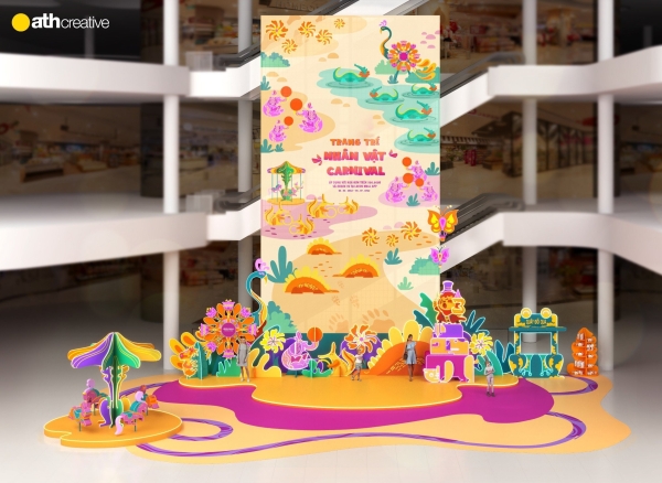 DECOR SỰ KIỆN HÈ AEON MALL HÀ ĐÔNG 2023