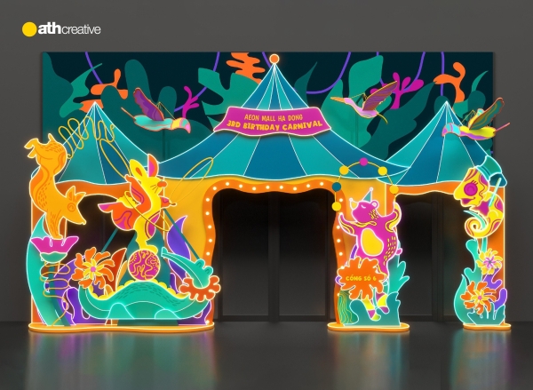 DECOR SỰ KIỆN HÈ AEON MALL HÀ ĐÔNG 2023