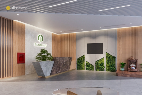 THIẾT KẾ VÀ THI CÔNG NỘI THẤT VĂN PHÒNG TIẾN THỊNH