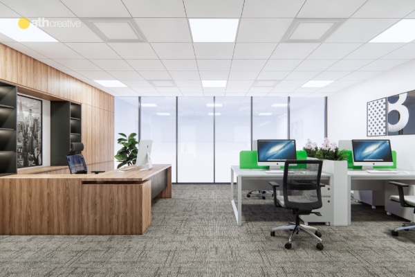 THIẾT KẾ VÀ THI CÔNG NỘI THẤT VĂN PHÒNG TIẾN THỊNH